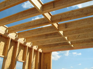 Строительство дома деревянными двутавровыми балками