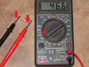 Как проверить резистор мультиметром 