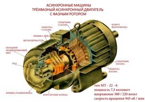3 фазный асинхронный мотор