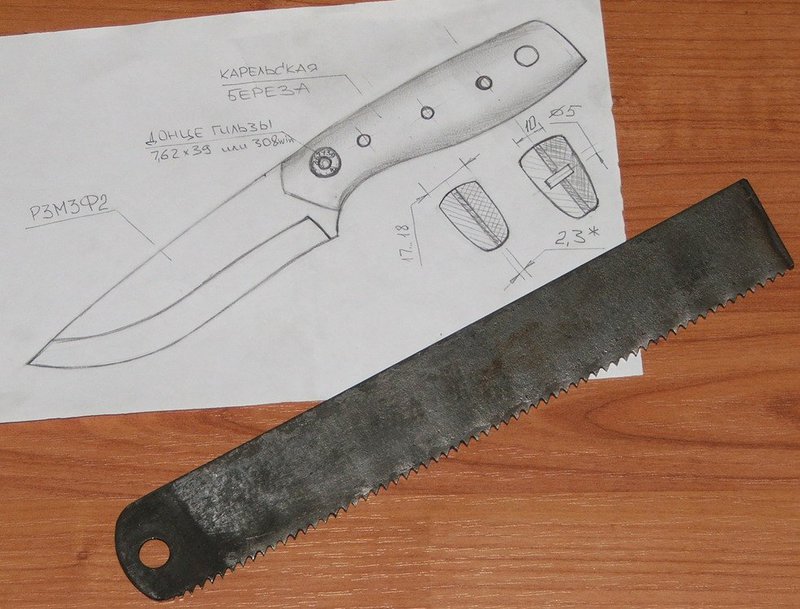 Из чего можно сделать нож